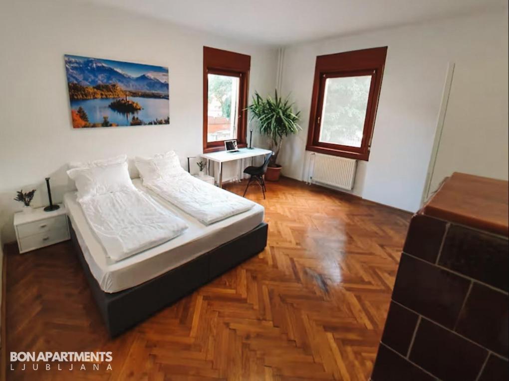 Huge Bbq Garden 2, Spacious Flat, Ac, Free Parking 2 Lublaň Exteriér fotografie